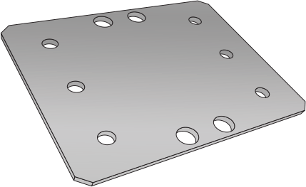 Bottom Board (Flat Alum. Precision Plate)